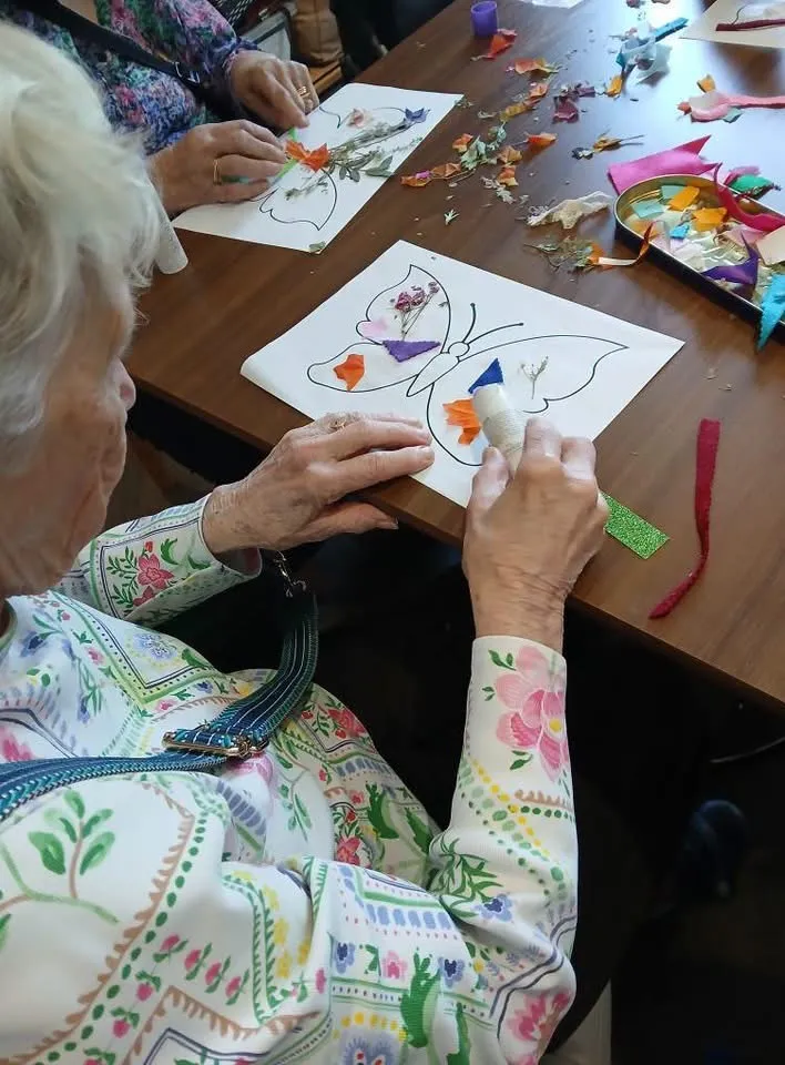 Butterfly crafting and virtual talk