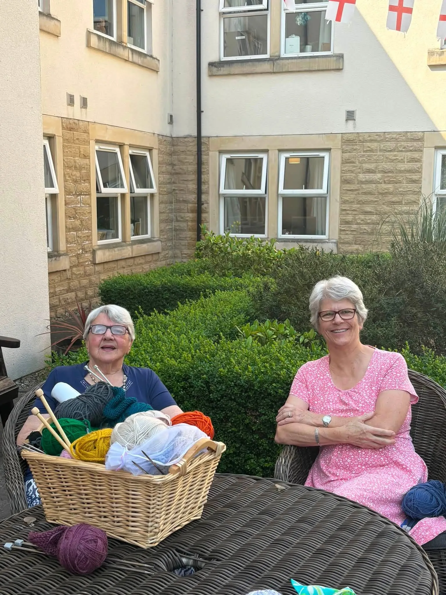 Knit and Natter in the Sun