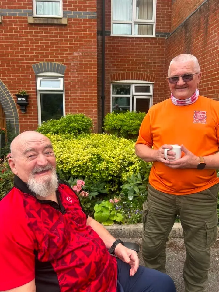 Visit from the Triumph Owners Club