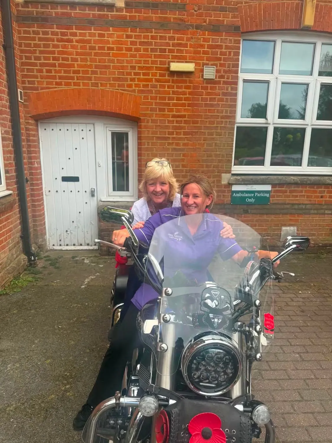 Visit from the Triumph Owners Club