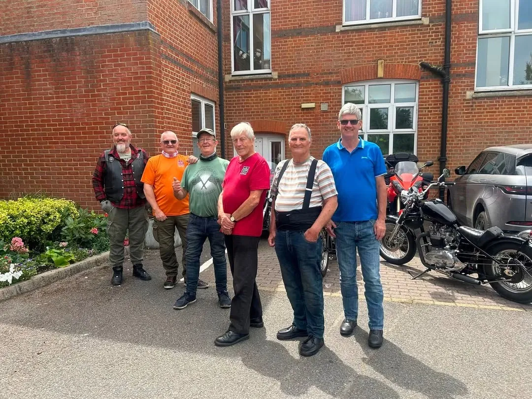 Visit from the Triumph Owners Club