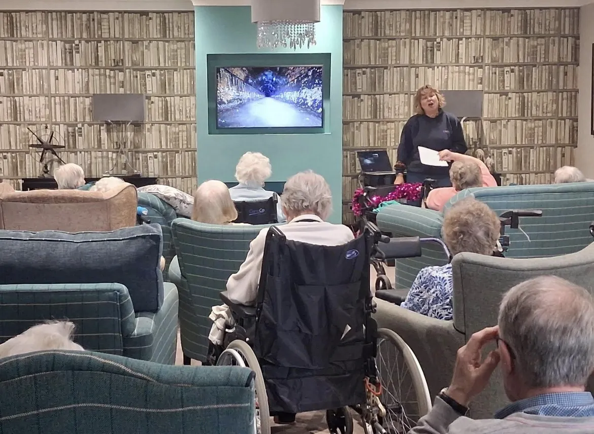 Our residents enjoyed a talk on Ramsgate Tunnels during the war 