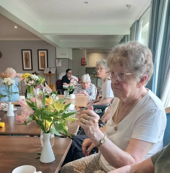 Flower arranging