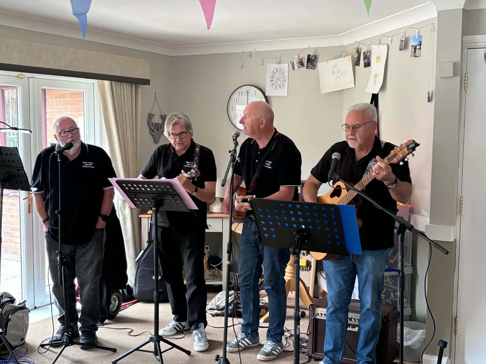 Drum Roll please for the amazing lads who performed for our Residents today!