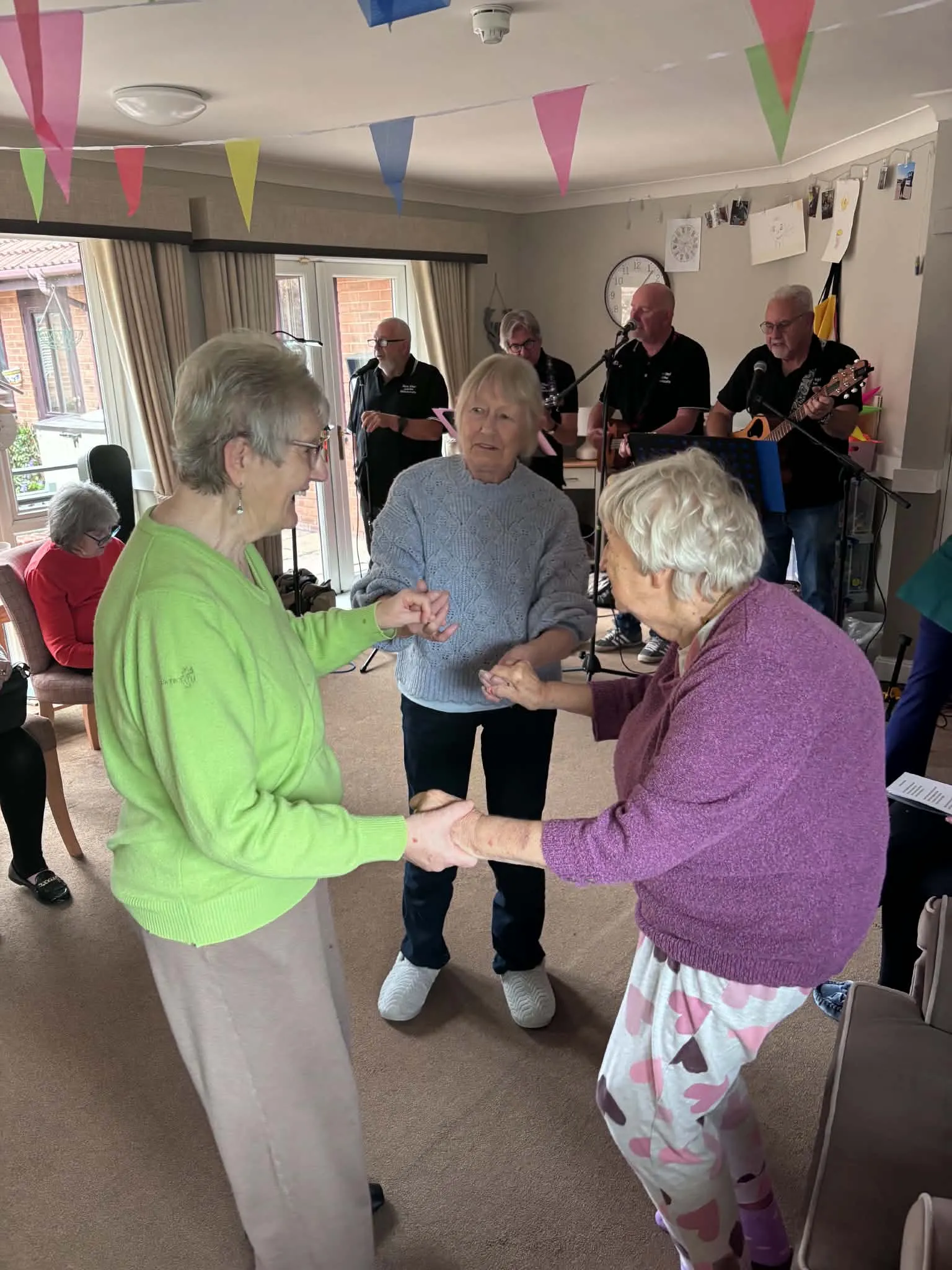 Drum Roll please for the amazing lads who performed for our Residents today!