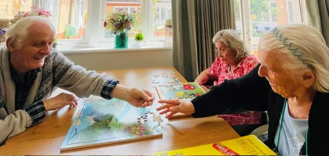 Did they get into a puzzle? You bet they did! 