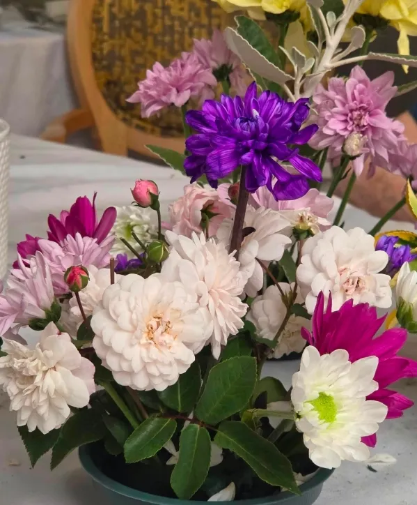 A Little Floral Creativity at Glebefields! 
