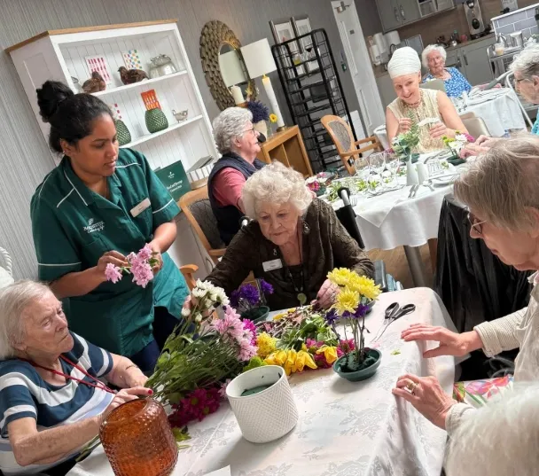 A Little Floral Creativity at Glebefields! 