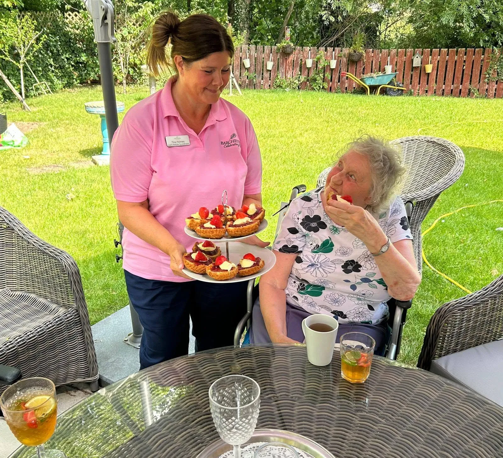 Pimms in the sun