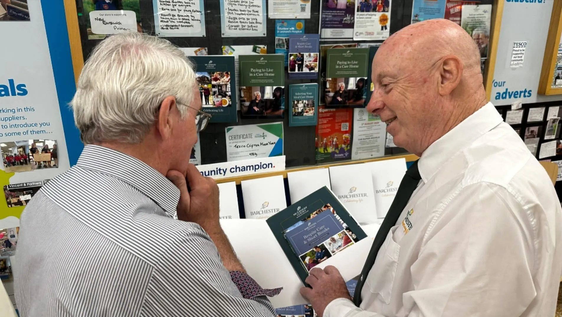 Meeting our local community