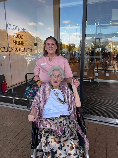 A lovely morning out for one of our residents today!