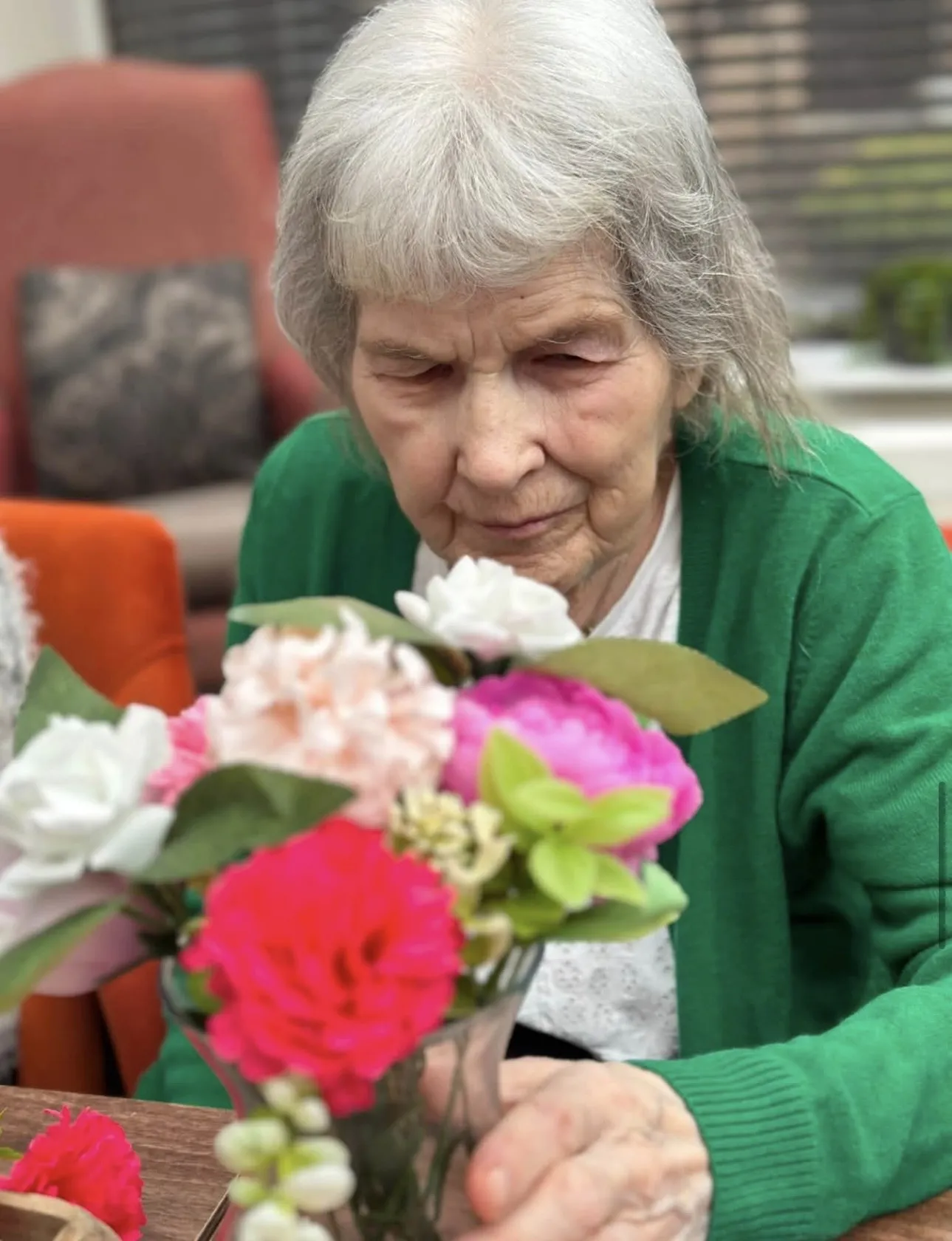 Flower arranging session for some of our beautiful ladies! 