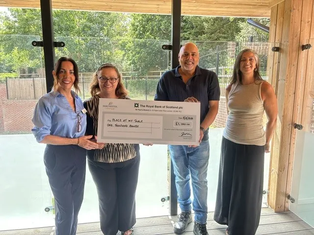 Barchester Foundation - Chestnut Gardens donates to local charity 