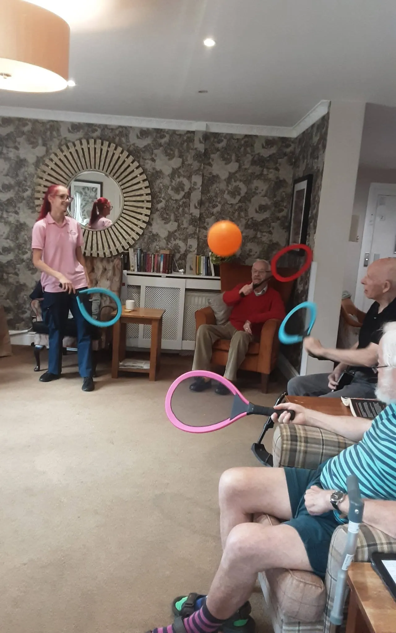 Balloon Tennis at the Mount