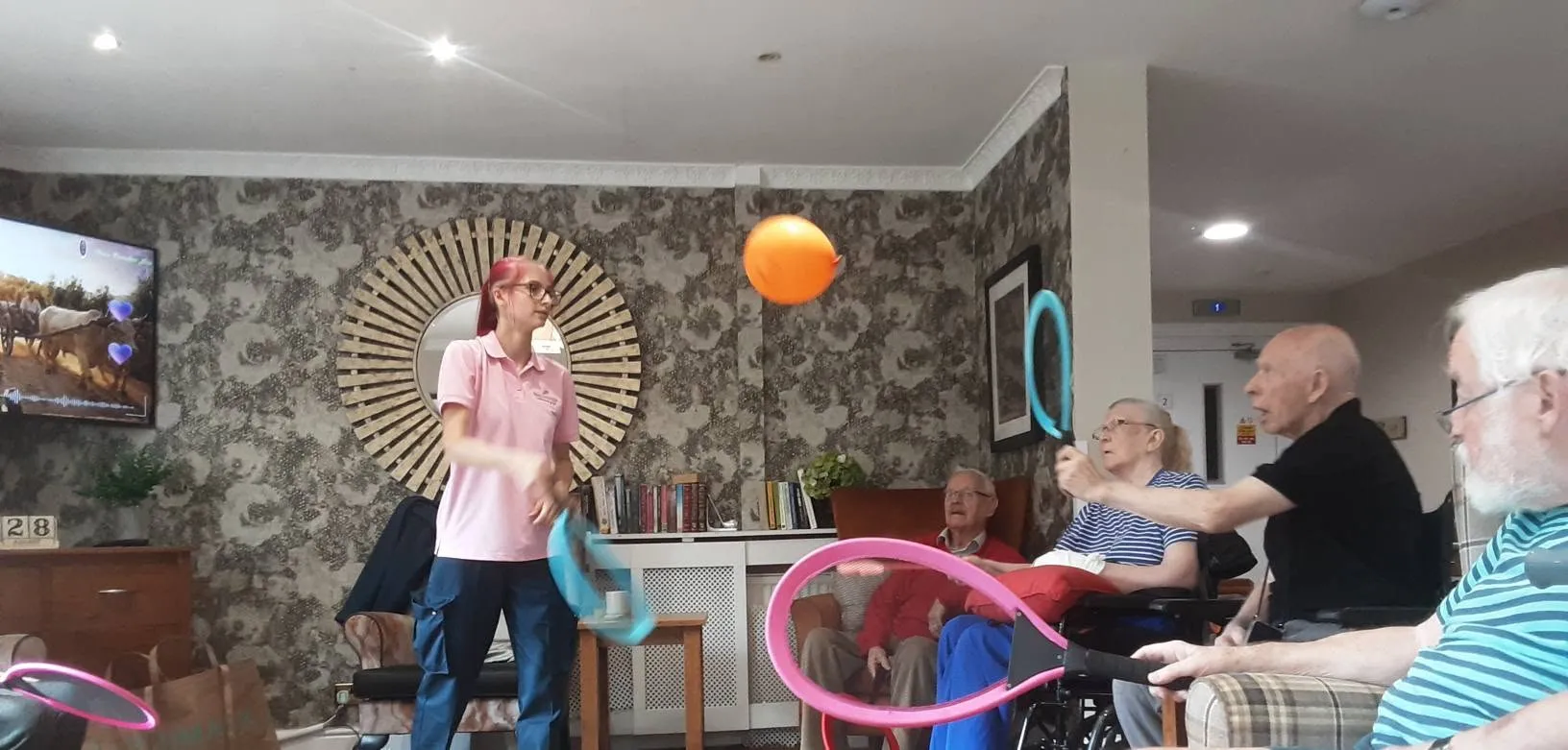 Balloon Tennis at the Mount