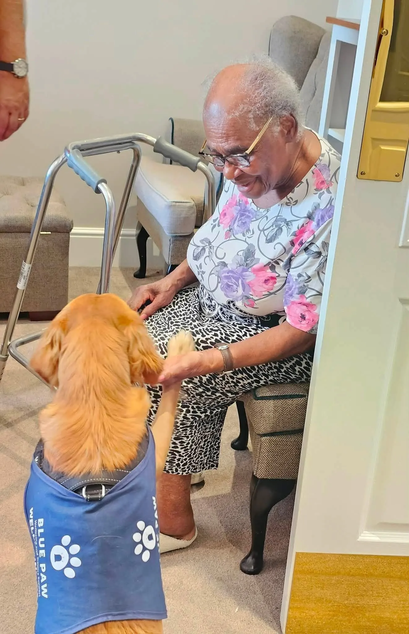 A Very Special Visitor at Hampton Grove! 
