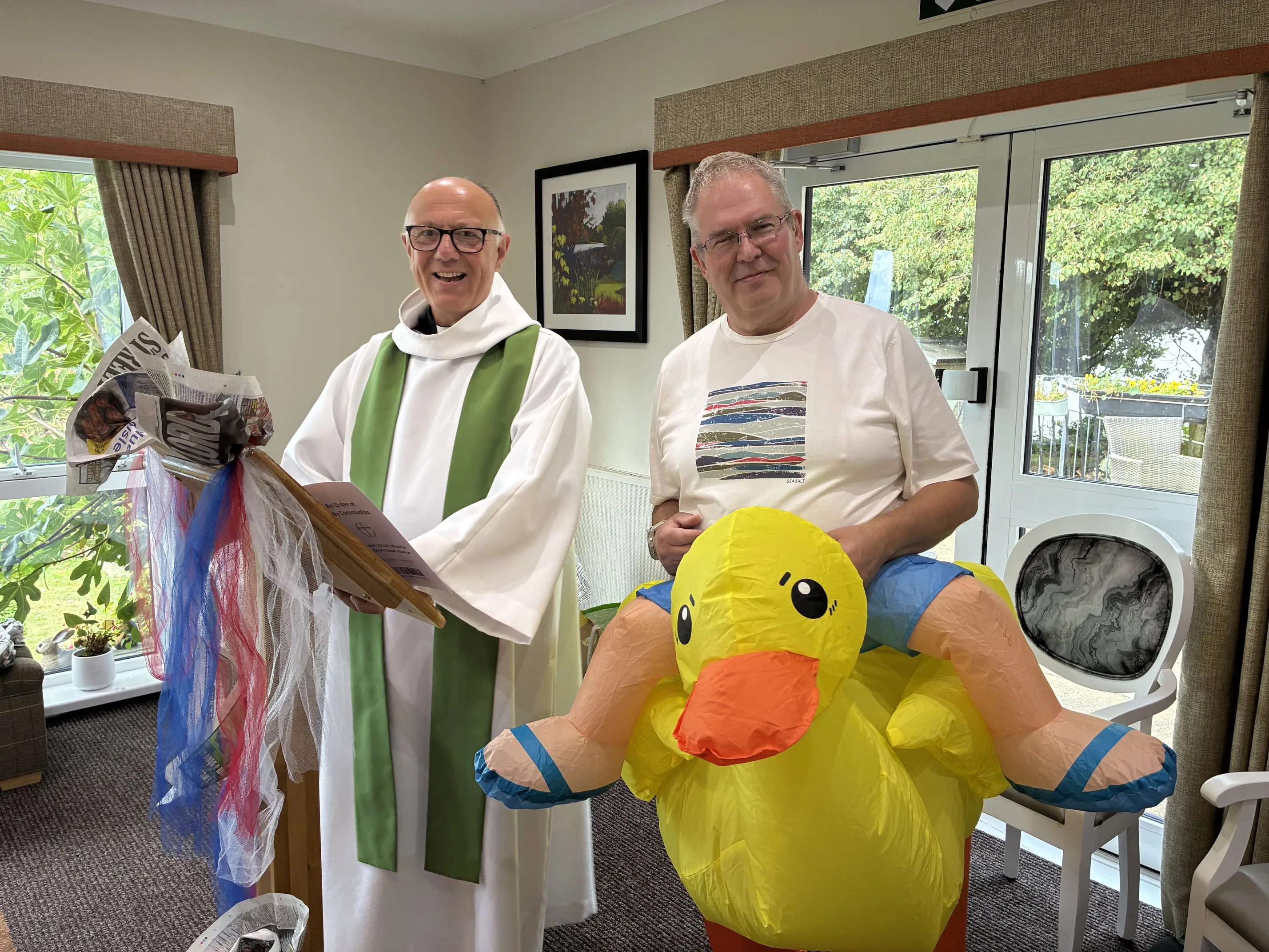 Holy Communion with a little “Seagull Screeching”