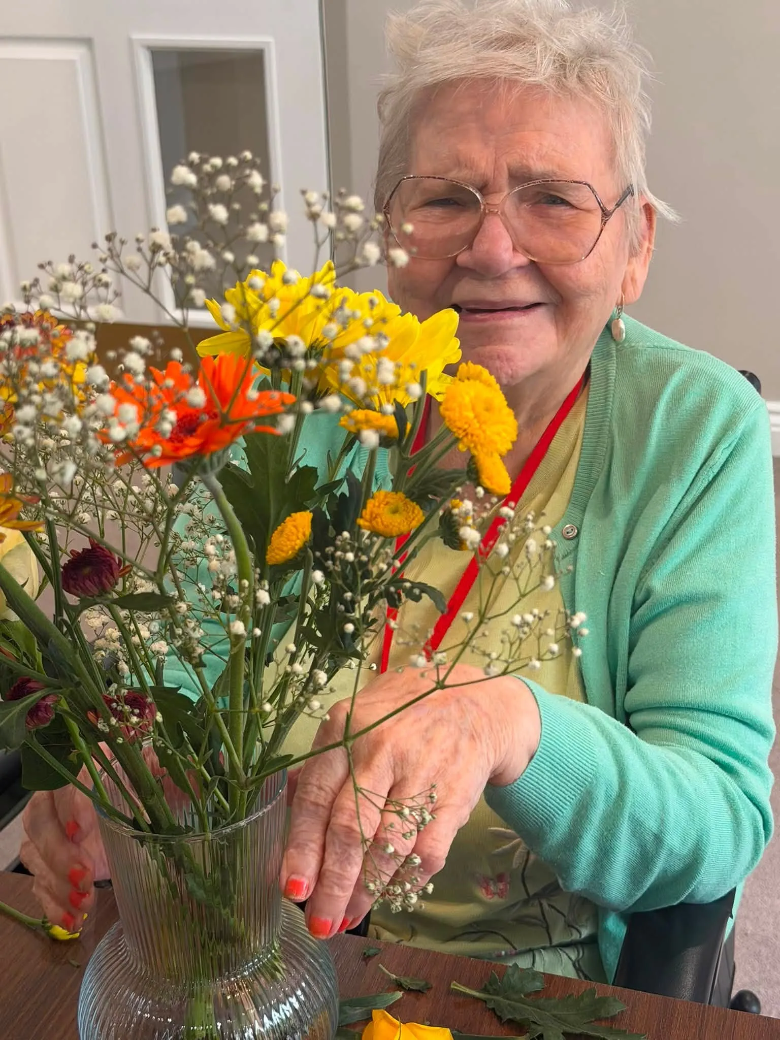 Flower arranging