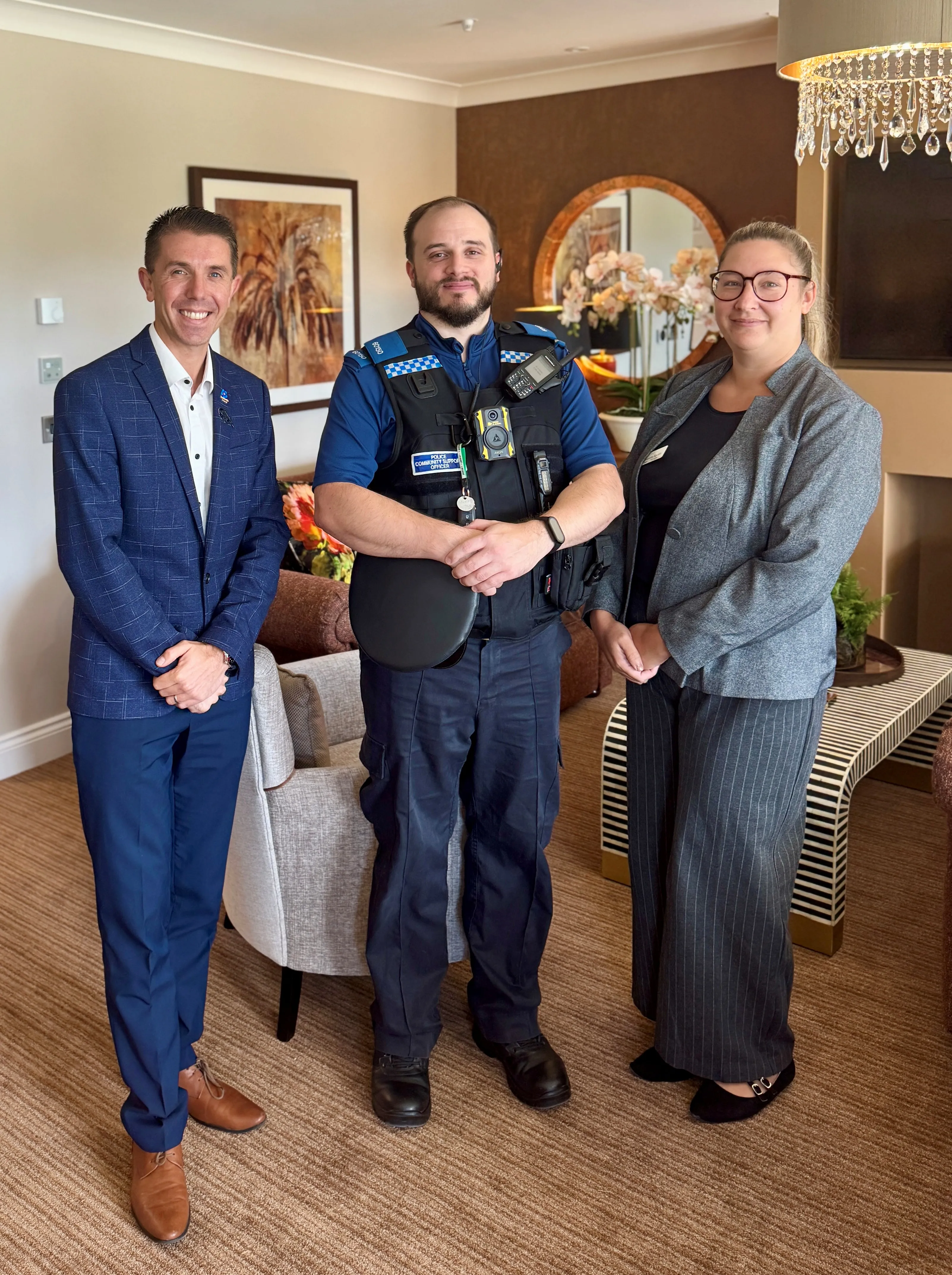 Meeting the local PCSO
