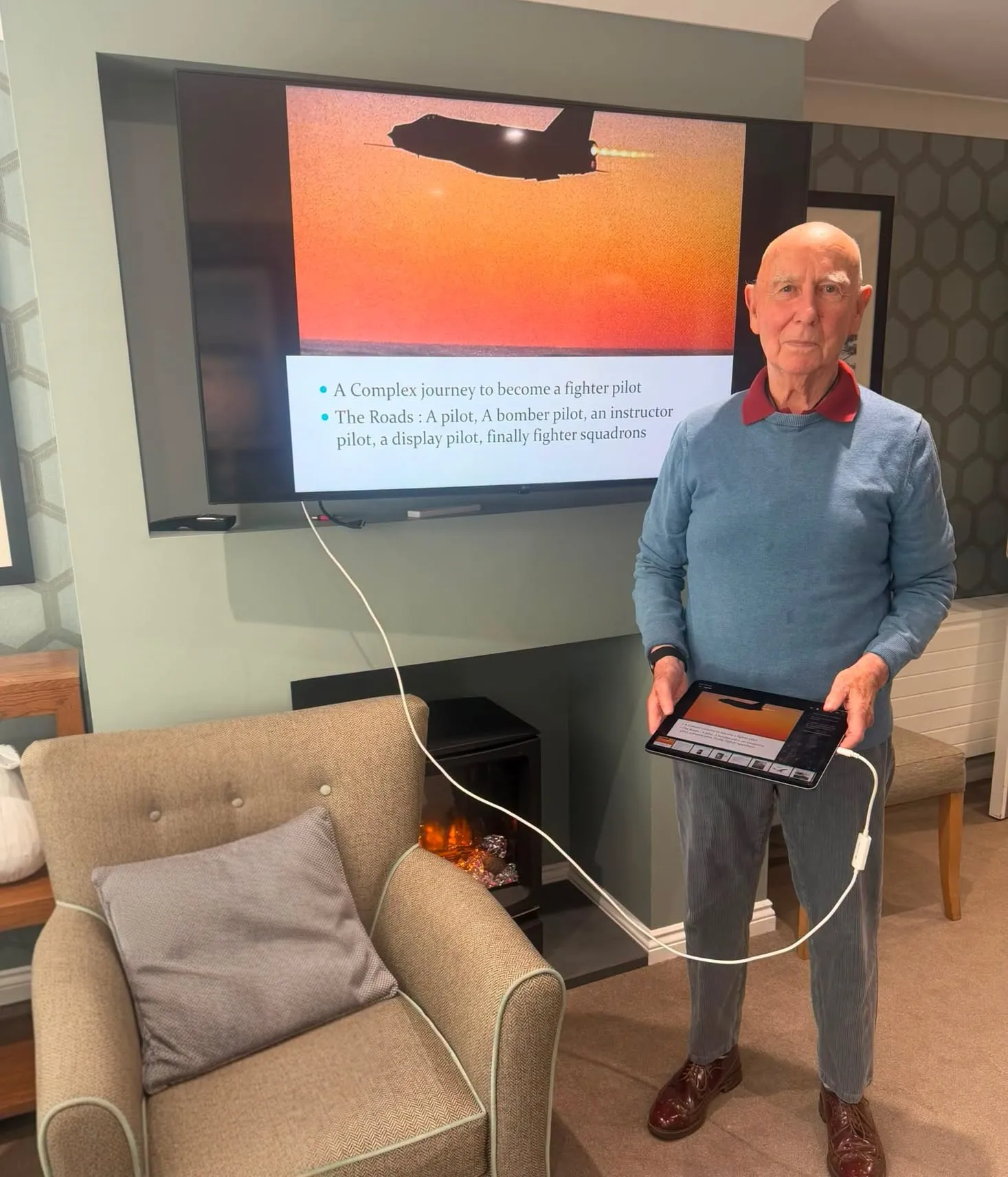 An afternoon with Terry Adcock