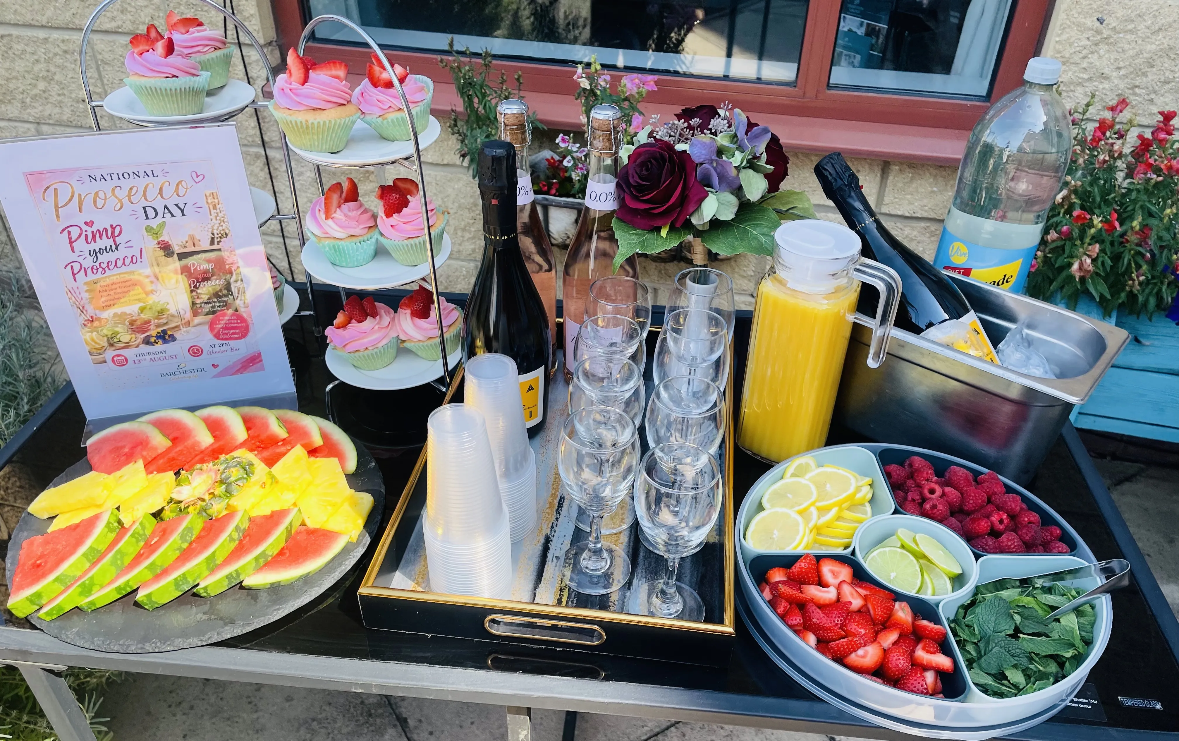 Celebrating Prosecco Day at Hampton Grove! 