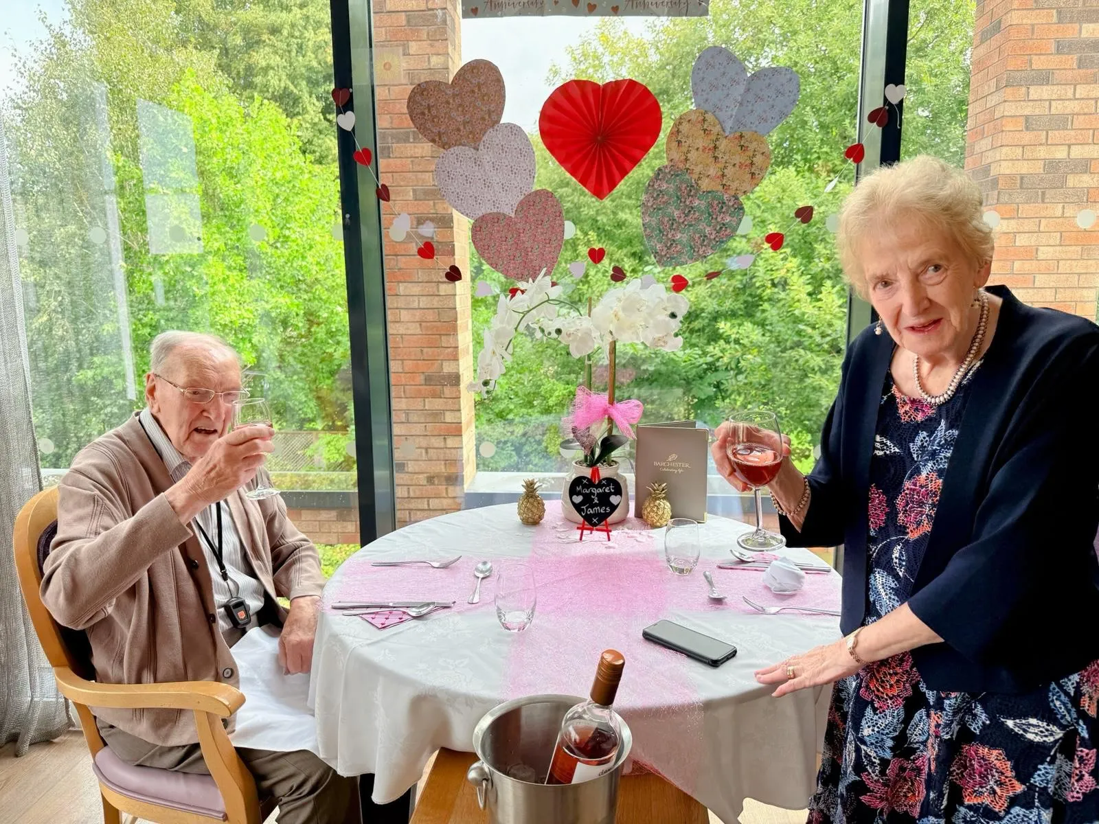 Happy Anniversary to James and Margaret