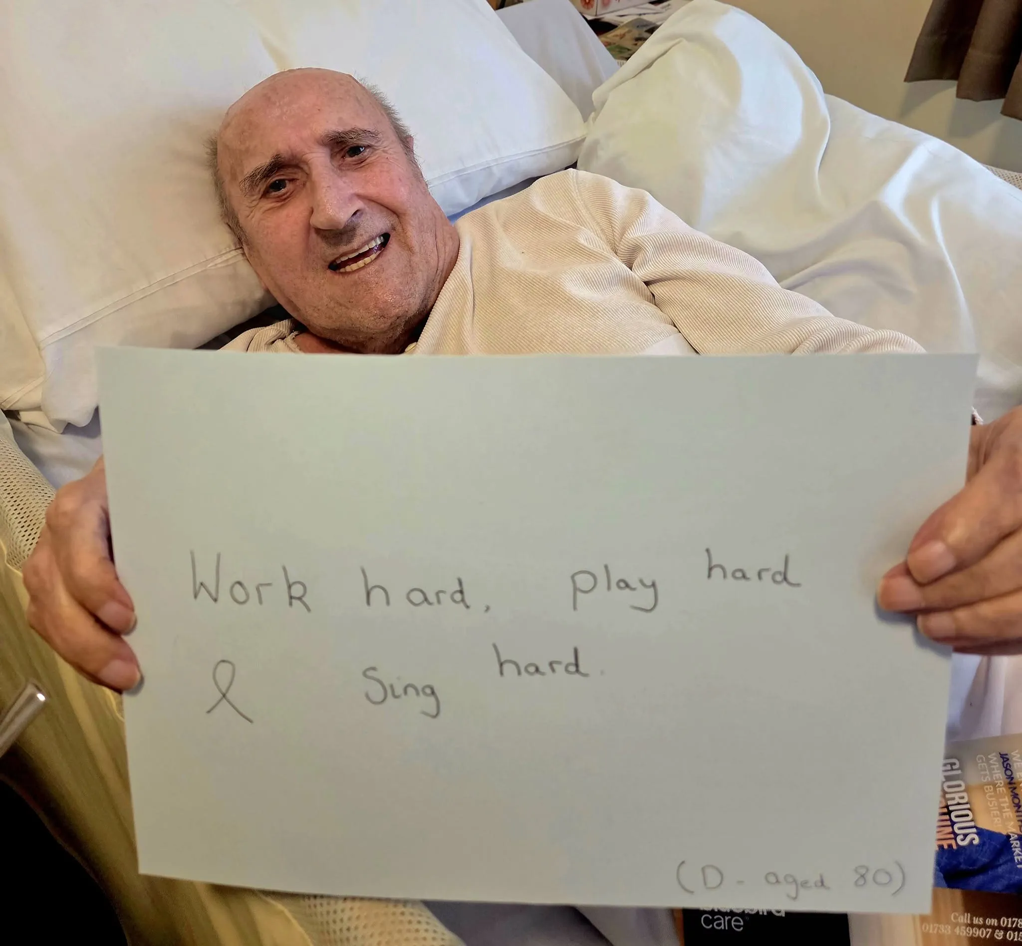 Resident's words of wisdom for school children 