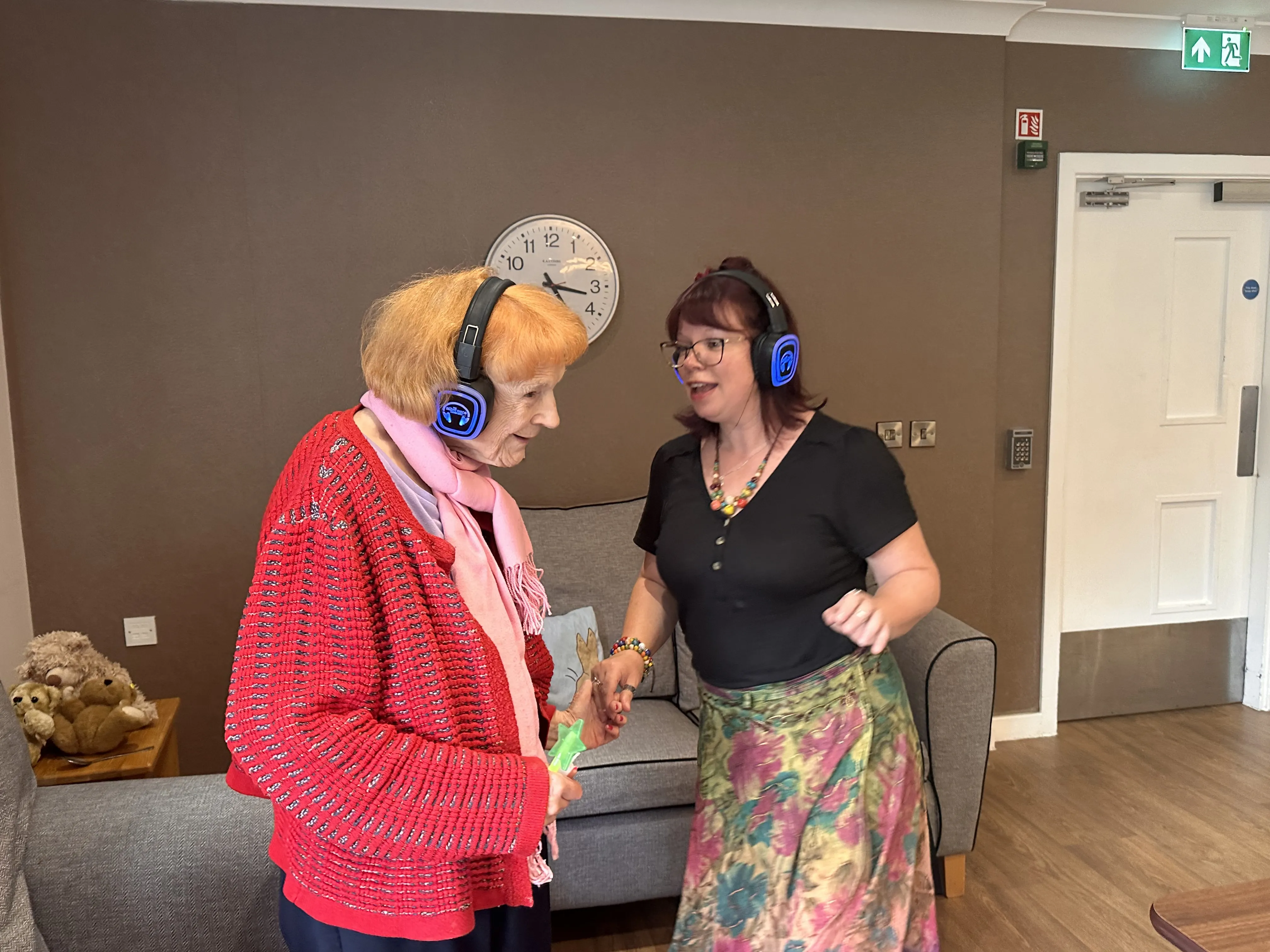 Silent disco on Memory Lane