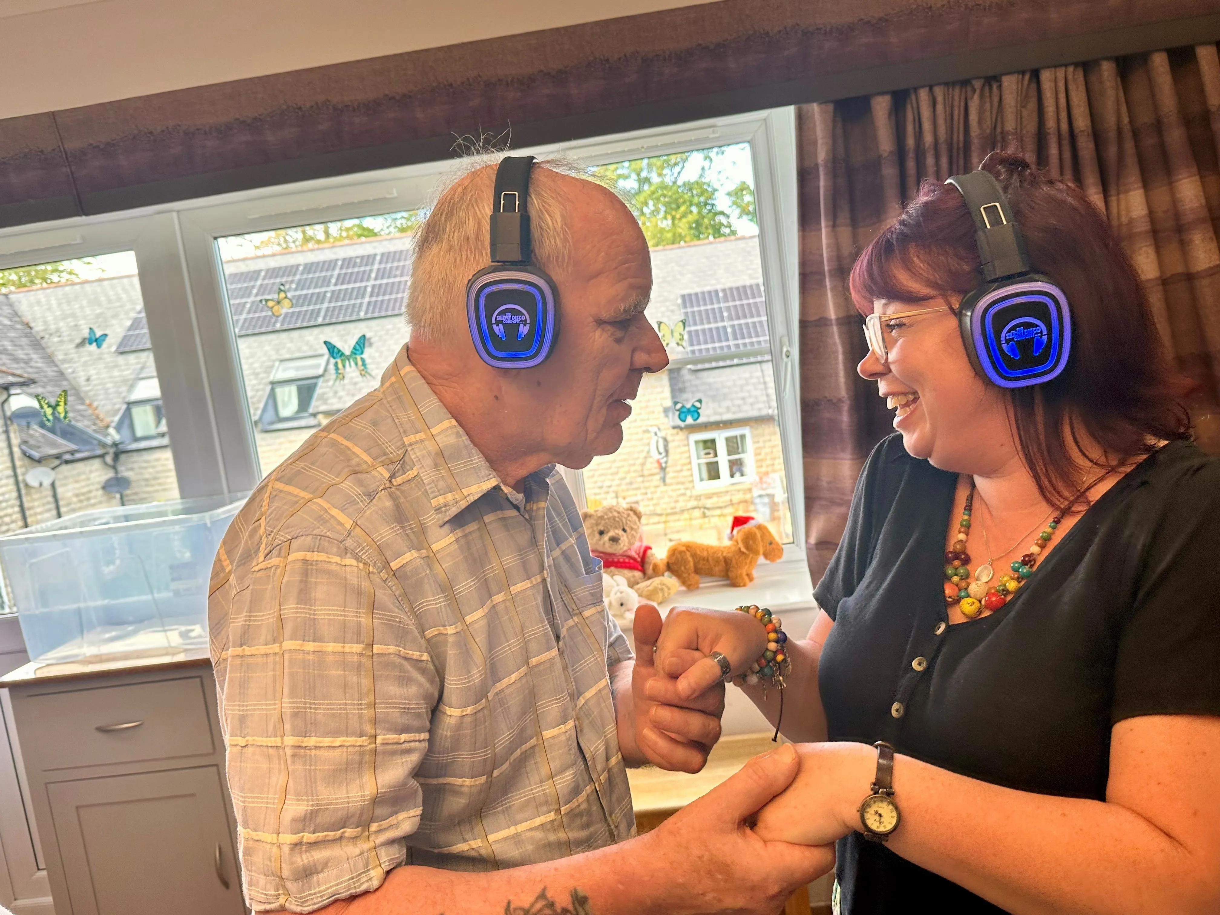 Silent disco on Memory Lane