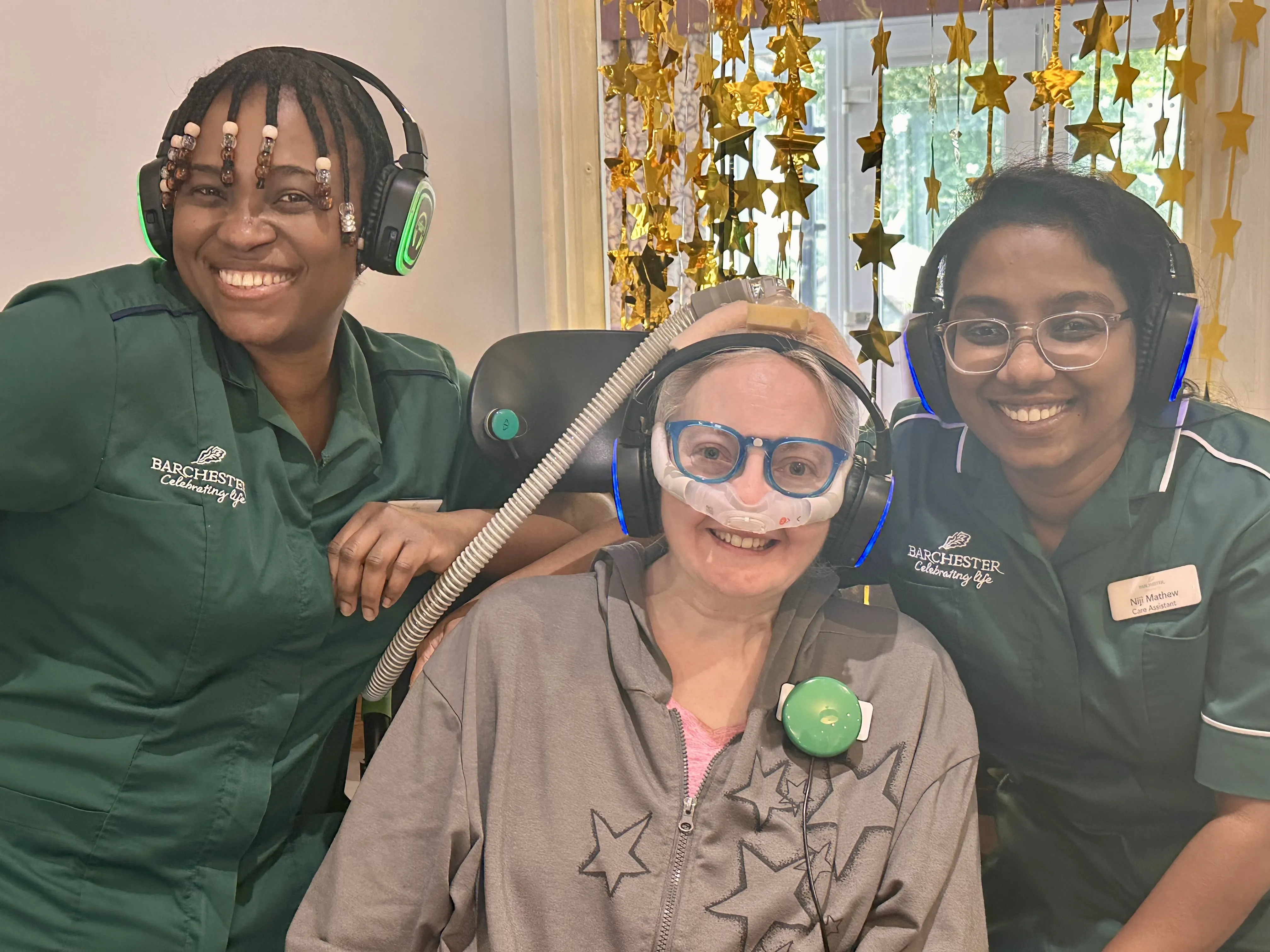 Silent disco on Memory Lane