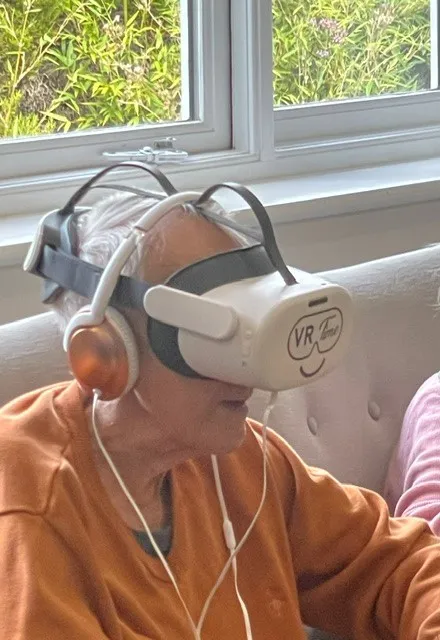 Virtual reality session