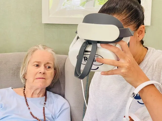 Virtual reality session