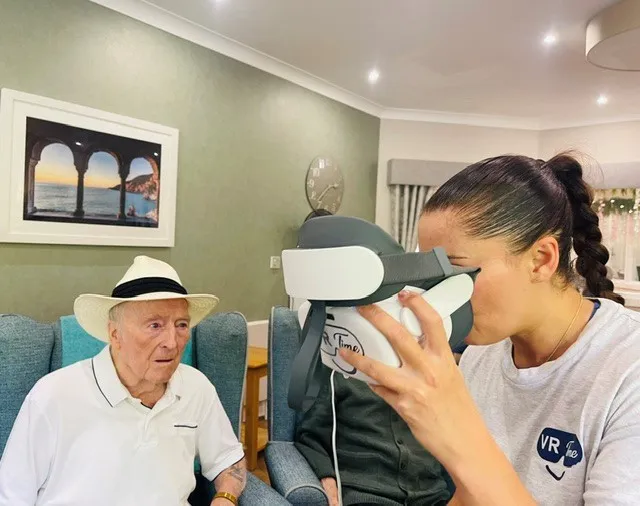 Virtual reality session