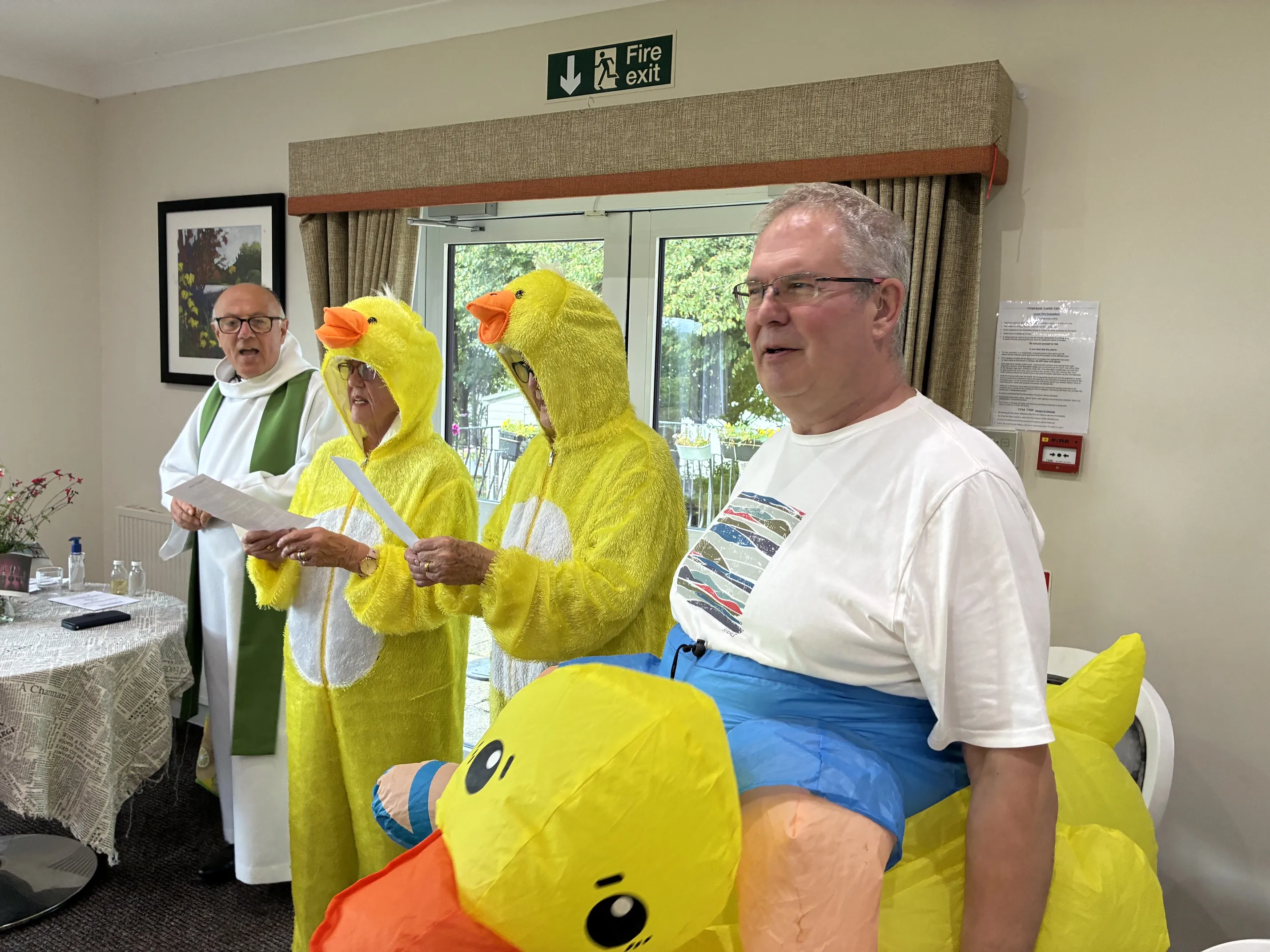 Holy Communion with a little “Seagull Screeching”