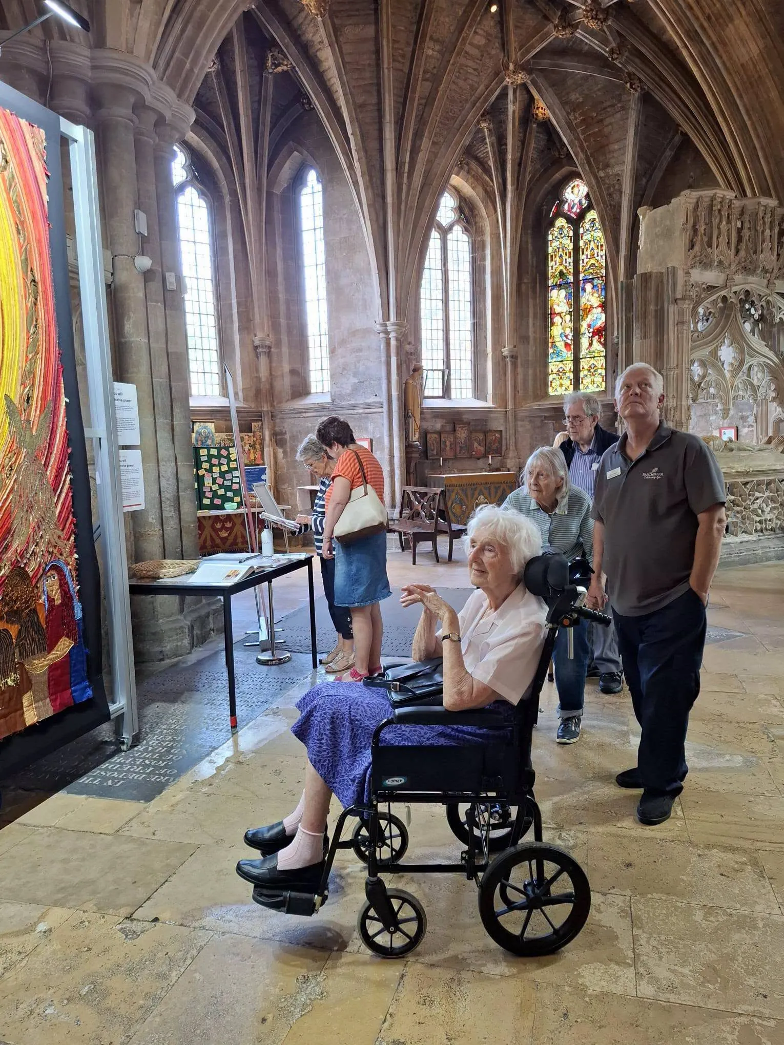 Exhibition Of Threads Through The Cross